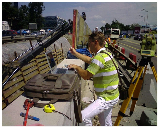 Pasaj subteran Baneasa calcule pentru aliniere cofraj