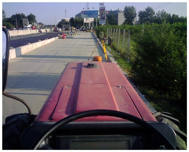 Pasajul subteran Baneasa din tractor